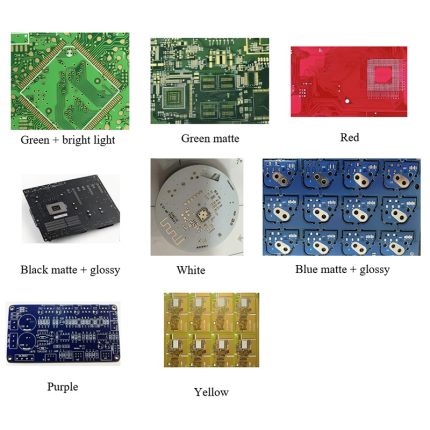 PCB offers multiple solder mask colors
